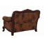 Loveseat with flared armrests in Achille genuine leather-1310077835
