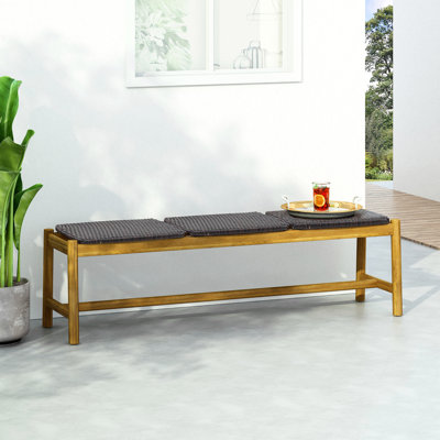 Banc 3 places en bois