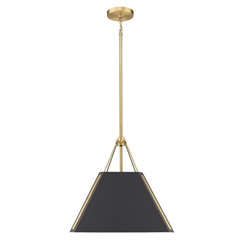Luminaire suspendu conique à 1 lumière