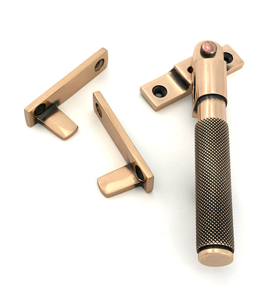 Brompton Night-Vent Locking Fastener, Polished Bronze