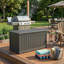 Grande boîte de rangement extérieure pour terrasse 230 gallons imperméable