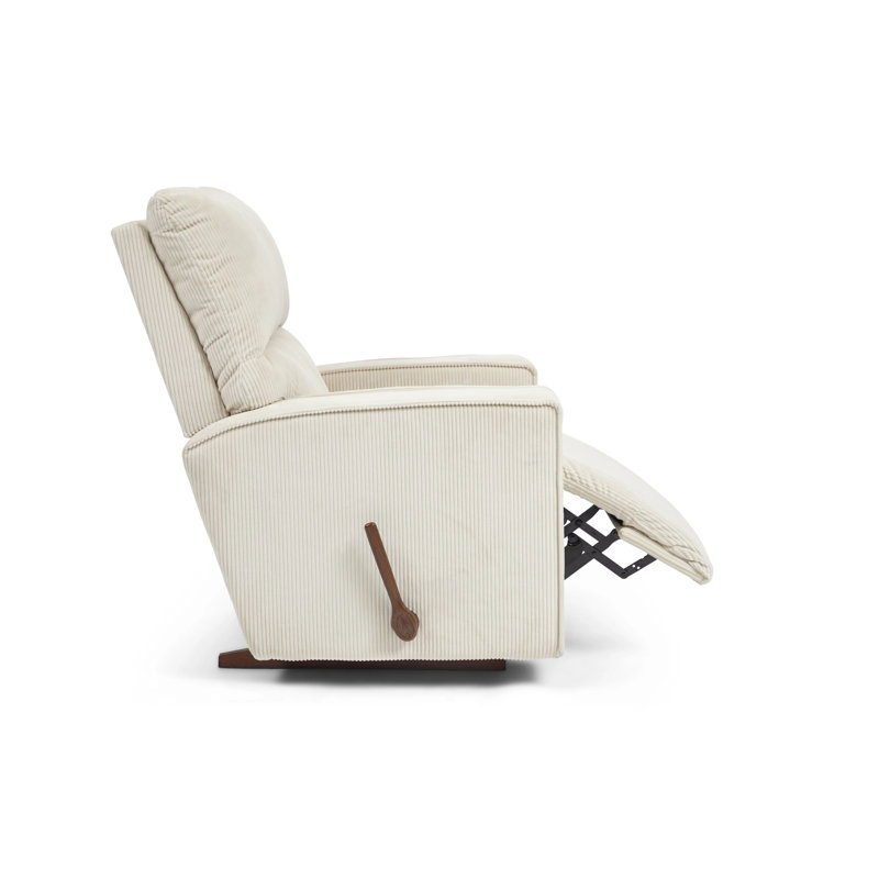 Fauteuil inclinable Maddox, Polyester crème