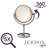8.5" Lighted Tabletop Magnified Makeup Mirror, Plug In-93601623
