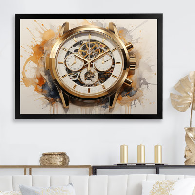 Minimalisme montre de luxe II sur toile