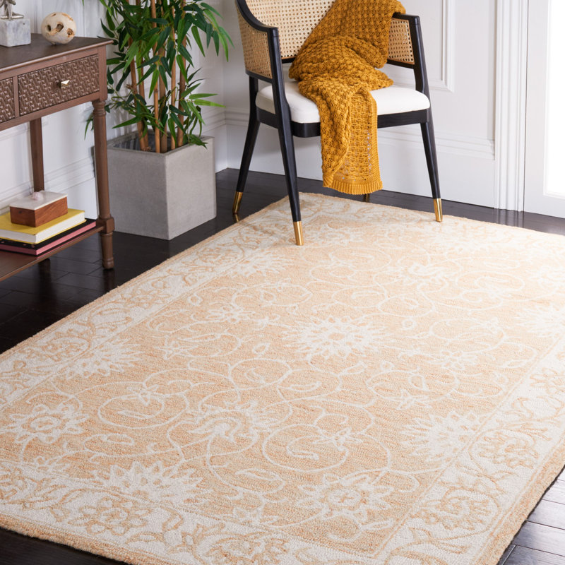 Tapis Jardin / Ivoire Jardin 601, Rectangle de 5 pi x 8 pi