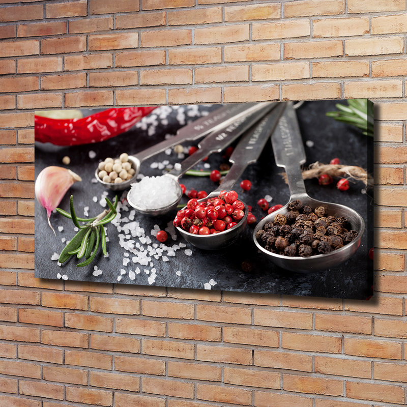 Herbs And Spices - Wrapped Canvas Print