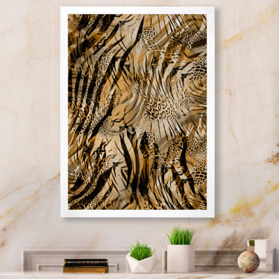 Léopard et tigre IV - Impression sur toile