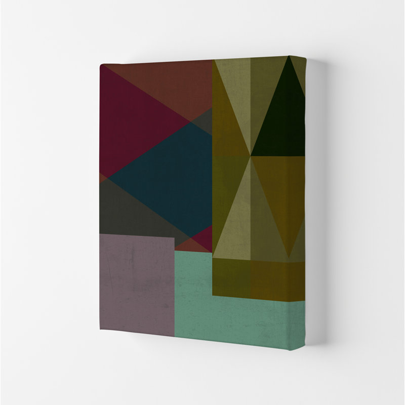 Dark Colourful Abstract A - Print, No Frame, 84cm H x 59cm W x 1cm D