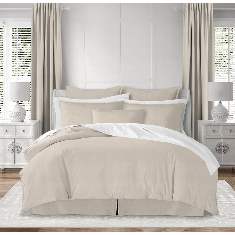 Eastport Duvet Cover Set, Natural, Twin/Twin XL Duvet Cover + 1 Sham