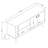 Amber 54" Mid-Century Modern 3-Shelf TV Stand for TVs up to 50" in White-71014193