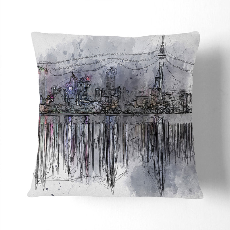 Square Throw Cushion, 55cm H x 55cm W x 20cm D