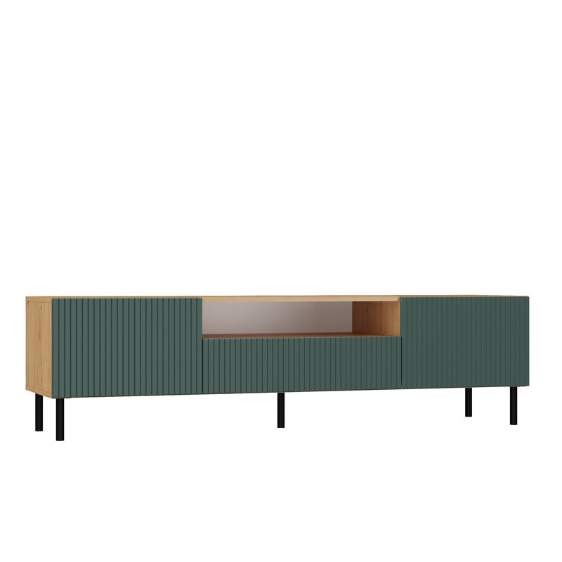 Thompsons Unfinished TV Stand for TVs up to 65", Green