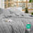 Bedsure Tufted Embroidery All-Season Microfiber Comforter Set-128847118-125999724