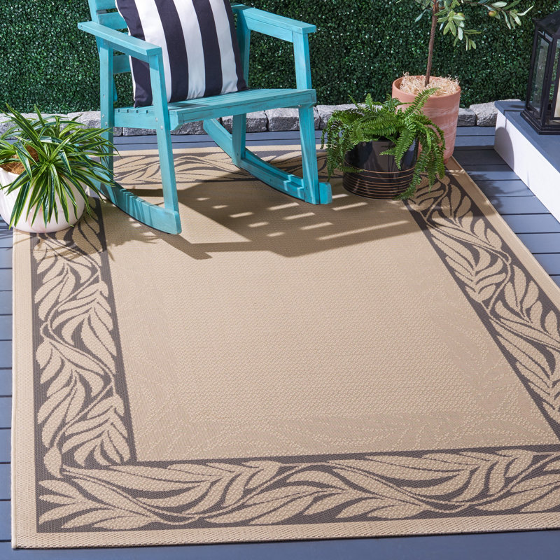 Herefordshire Performance Floral Indoor/Outdoor Area Rug, Rectangle 5'3" x 7'7"