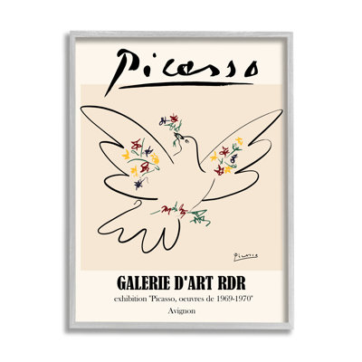 Oiseau colombe de la paix Picasso
