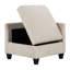 Canapé modulaire en velours côtelé beige avec 7 tiroirs, rangement en contreplaqué moderne-1803219583