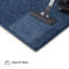 Tapis rond bleu foncé Melgoza-2085501385