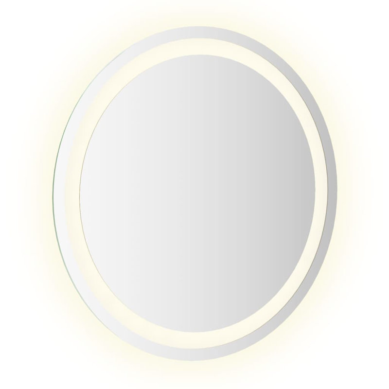 Jamone Round Wall Mirror, 19,7 po x 19,7 po