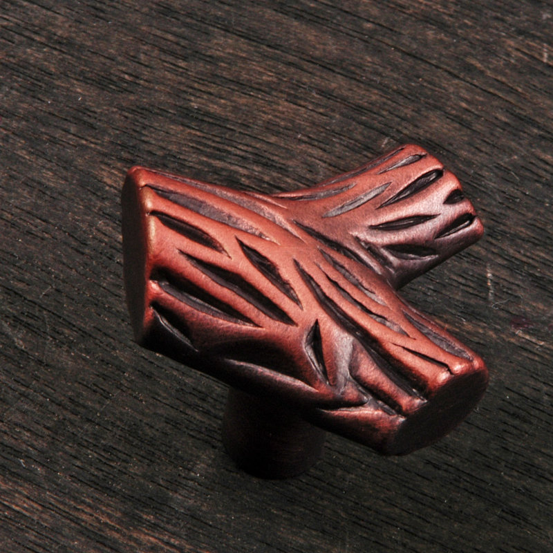 Branch Knob CK Series, Distressed Copper