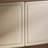 Modern Oval Coffee Table with Sapphire Top and Leather Veneer drawer, Base