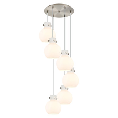 Luminaire suspendu sphère 6 lumières Amrith