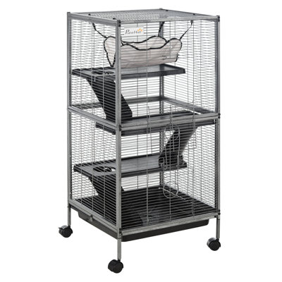 Metal Small Animal Cage Rolling Big Ferret Cage