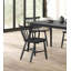 Mobilier de salle à manger de style Mid-Century moderne à 2 broches avec dossier moulé en noyer-174670480