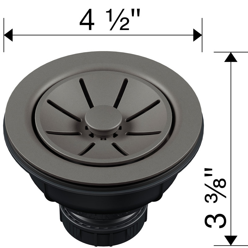 BLANCO PLASTIC BASKET STRAINER VOLCANO GRAY, Volcano Gray