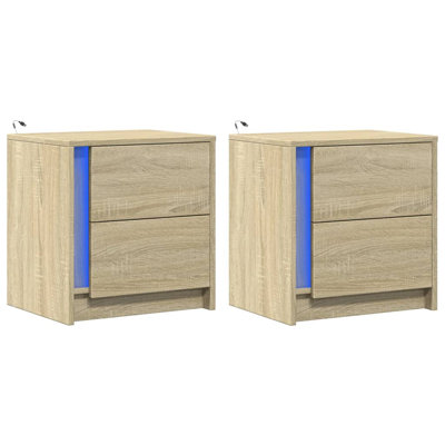 2 Drawer Bedside Table