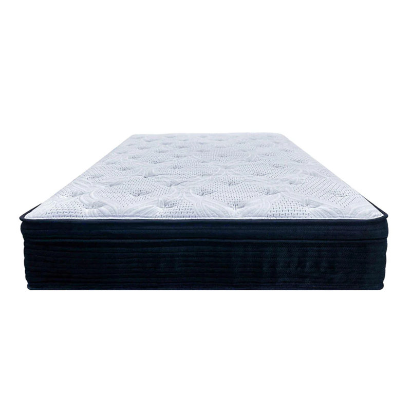 Grand matelas hybride moelleux de 13 pouces avec ressorts ensachés