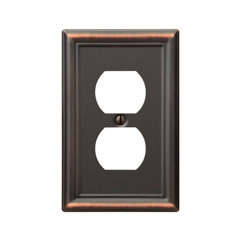 Tindle 1-Gang Duplex Outlet Wall Plate