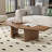 Free Form Wood Coffee Table