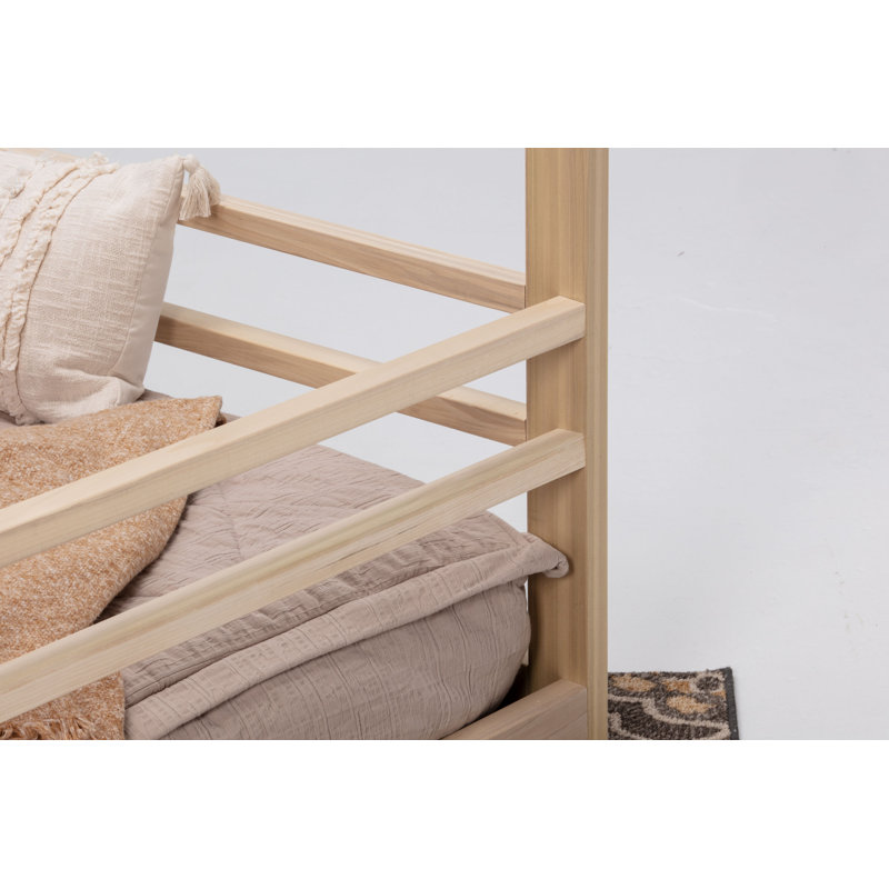 Lit pour enfant en bois massif Annamari Sierra, Double
