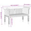 Solid Wood Outdoor Bench
