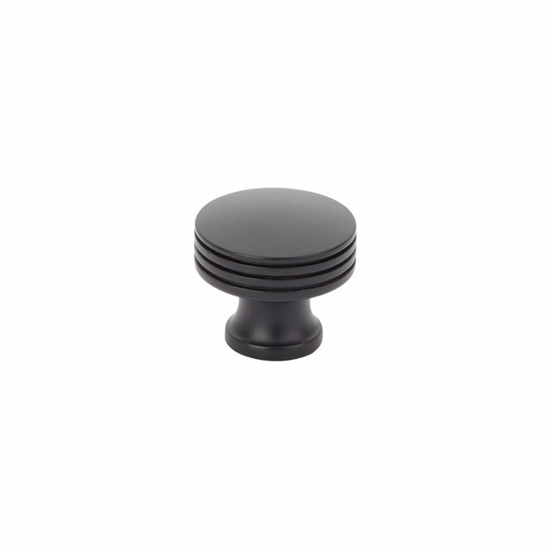 Menlo Round Knob, Matte Black