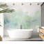 Murale pelez et collez - aquarelle menthe pastel-1360880687