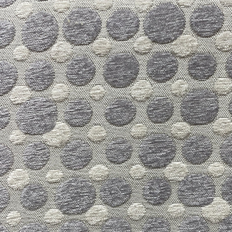Coussin Plutus Majestic Orb, Pois gris, H 12 po x l 20 po, Rectangulaire