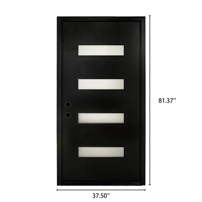 Porte d'entrée intérieure en fibre de verre 36 po x 36 po, Oui