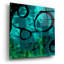  «Turquoise Element II» par Sisa Jasper, «Art mural en verre acrylique, 24 po x 24 po-839797985