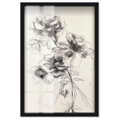 «Charcoal Serenity II Minimalist Art Shadowbox» par Art Remedy