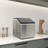Newair 40 lbs Countertop Clear Ice Maker in Stainless Steel, FrozenFall™ Technology for Clear Ice, Insulated for Longer-Lasting Ice