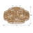 Ana 3 - Light Dimmable Drum Chandelier