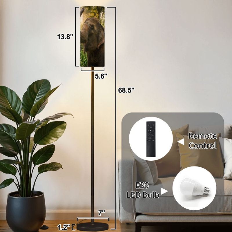 Lampe sur pied Elephant Dimmable Modern