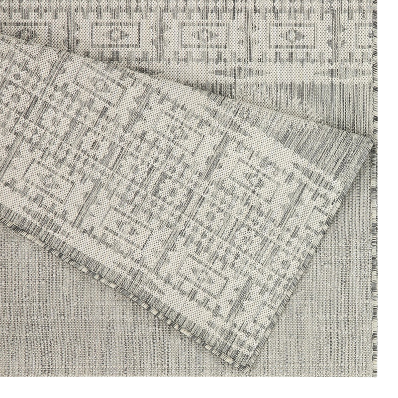 Silver Sunshine Gchar2024 Area Rug - 5ft. 3in. X 7ft. For Indoor And Outdoor Use. Polypropylene, Stain . . & Pet . Effortless Cleaning. Made In Turkey. Flatweave Indoor/outdoor. Loving.