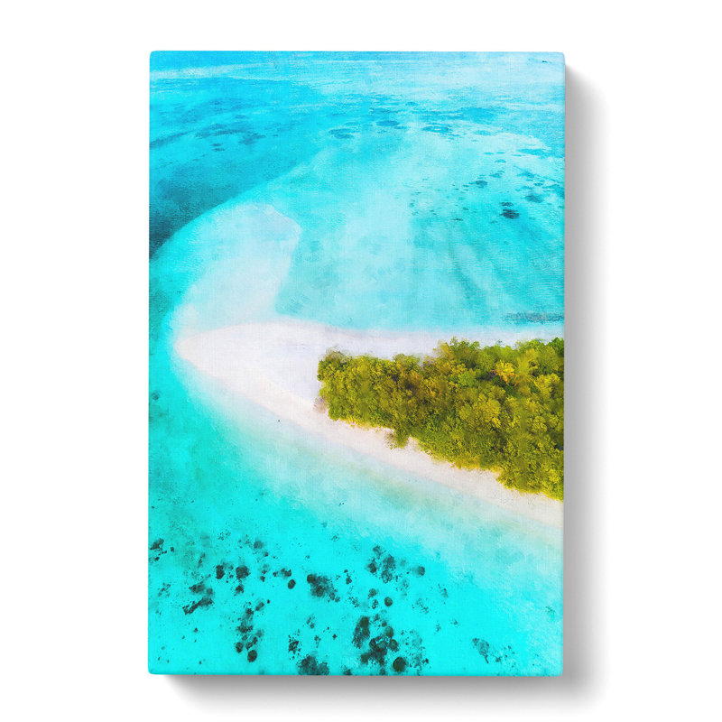 Paradise Island - Wrapped Canvas Print, 60cm H x 40cm W x 3cm D