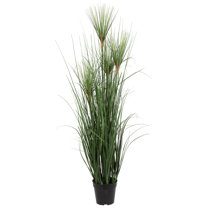 Faux Pampas Grass, 4.5Ft Fluffy Ornamental Spray