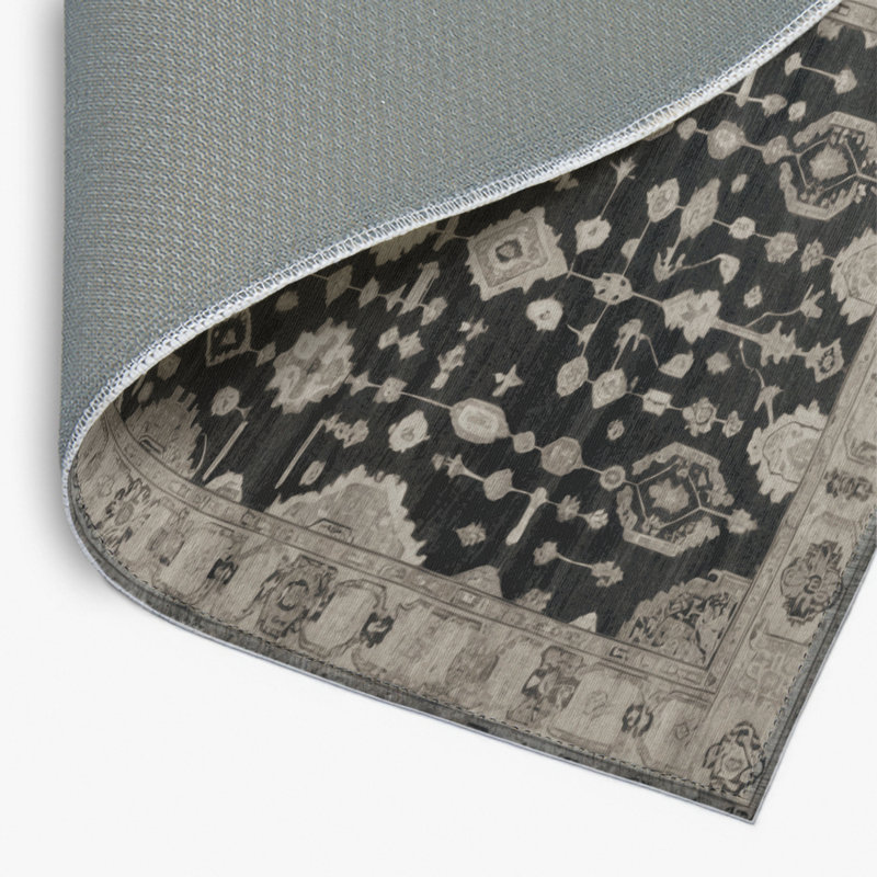 Tapis gris intérieur et extérieur surteint, Rectangulaire 2 pi x 3 pi