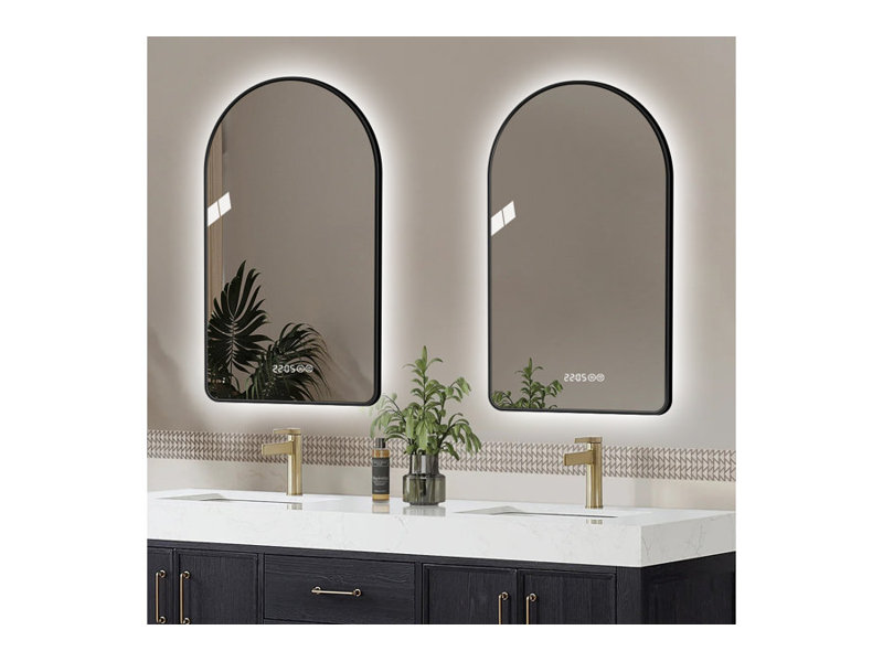 Miroir mural noir anti-buée, 40" x 30"