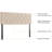 Adjustable Upholstered Headboard, Velvet Tufted Bed Headboard with Diamond Button Tufting, Height Adjustable Headboard with Metal Legs, Luxury Padded Headboard for Queen Beds-1237222789-1237222808