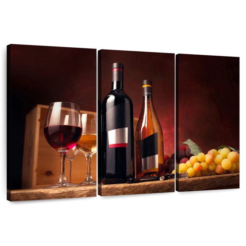 Yarlin Wine On The Table, 48" H x 74" W
